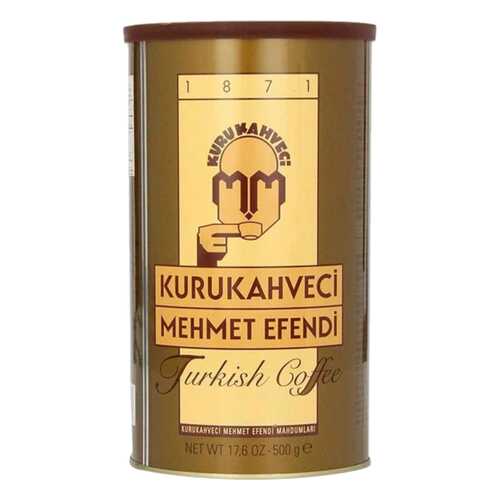 Кофе молотый Kurukahveci Mehmet Efendi жестяная банка 500 г в Светофор
