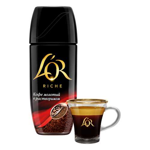 Кофе молотый L'OR riche в растворимом 95 г в Светофор