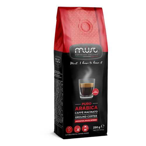 Кофе молотый Must pure arabica 250 г в Светофор
