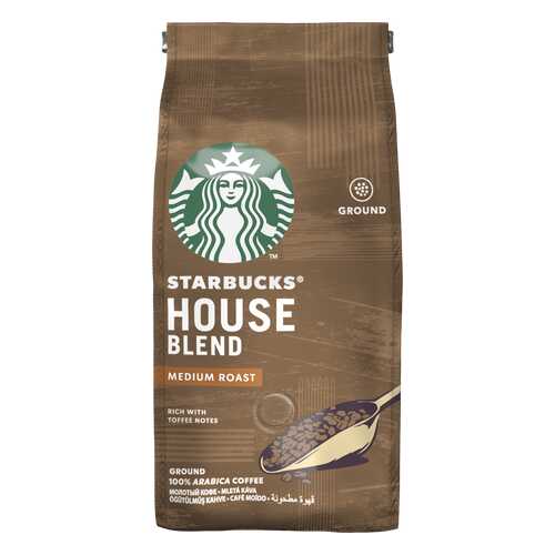 Кофе молотый Starbucks House Blend средней обжарки 200 г в Светофор