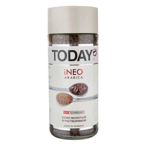 Кофе молотый в растворимом Today ineo arabica 95 г в Светофор