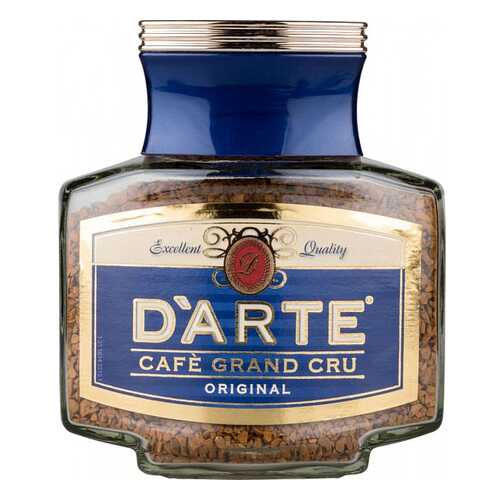 Кофе натуральный растворимый D'arte оriginal сублимированный 100 г в Светофор