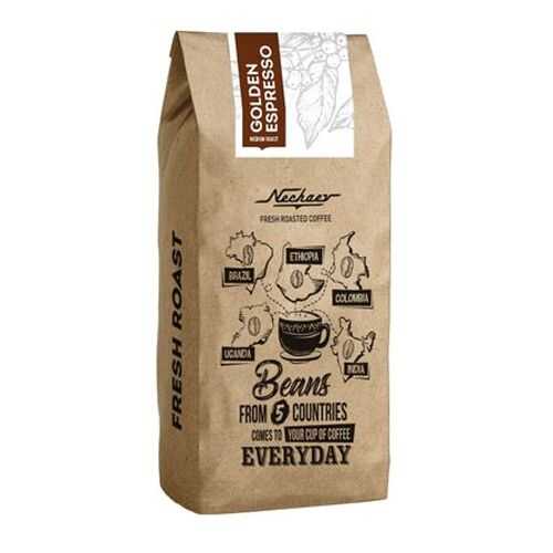 Кофе Nechaev Golden Espresso в зернах свежей обжарки 500 г в Светофор