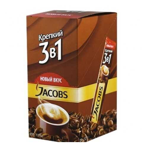 Кофе растворимый Jacobs 3в1 крепкий 24*12 г в Светофор