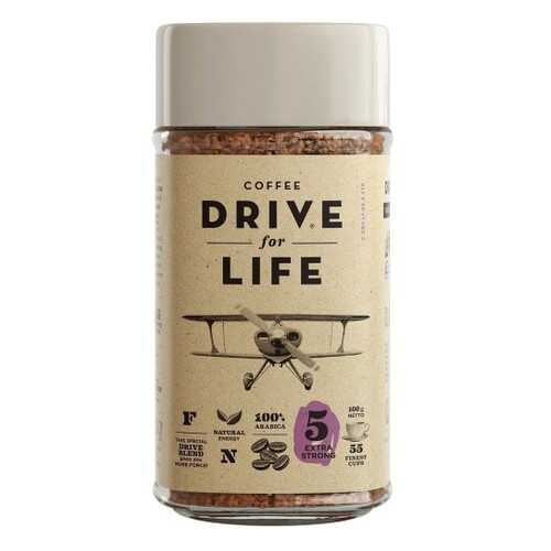 Кофе растворимый живой Drive for Life extra strong 100 г в Светофор