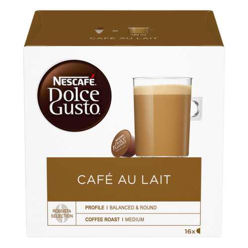 Кофе в капсулах Nescafe dolce gusto cafe au lait 16 капсул в Светофор
