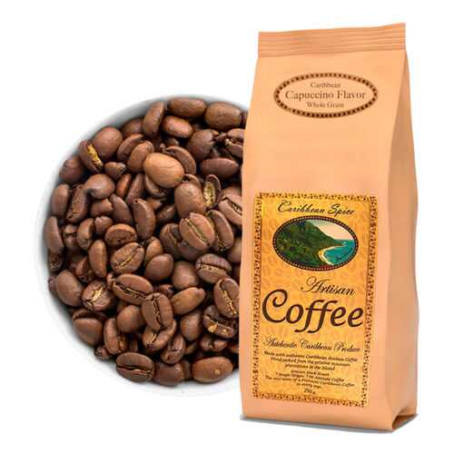 Кофе в зернах Caribbean Spice Artisan Kosher Coffee Cappucino Grain капучино 250 г в Светофор