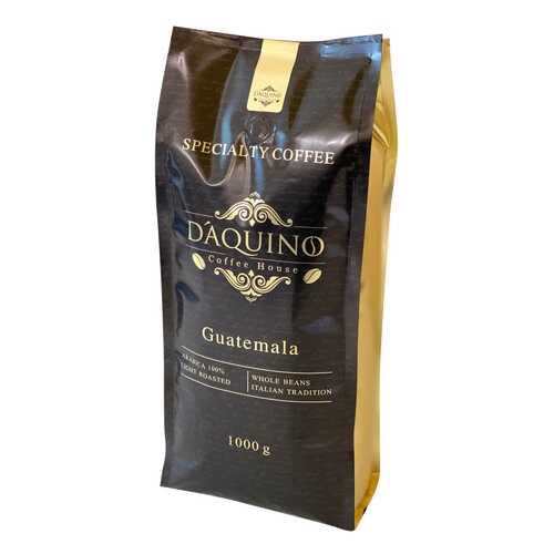 Кофе в зернах DAQUINO 100% светлая обжарка Арабика Гватемала Спешиалти (Specialty) 1000 г в Светофор