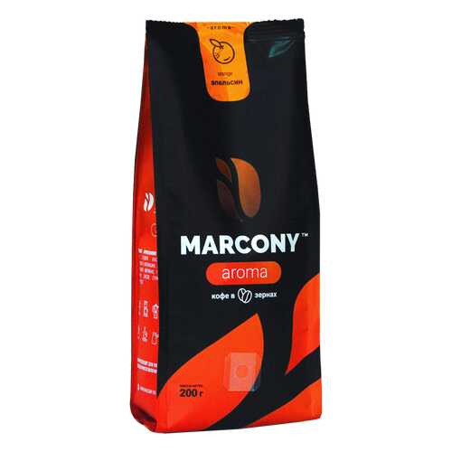 Кофе в зернах Marcony Aroma Апельсин 200г в Светофор
