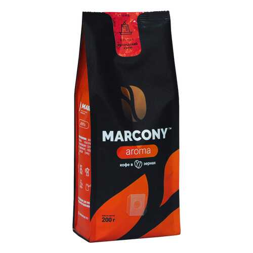 Кофе в зернах Marcony Aroma Ирландский крем 200г в Светофор