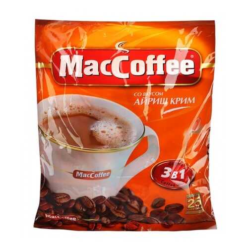 Кофейный напиток растворимый MacCoffee айриш крим 3в1 25 г 18 штук в Светофор
