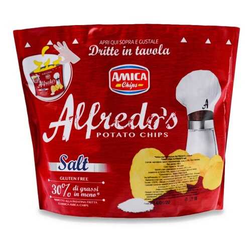Чипсы картофельные Amica Chips с солью 135г Италия в Светофор