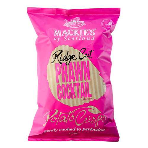 Чипсы картофельные Mackie's рифленые с креветками 150 г в Светофор
