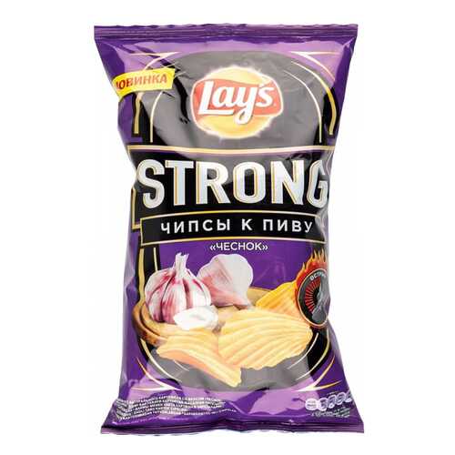 Чипсы Lay's strong картофельные чеснок 145 г в Светофор