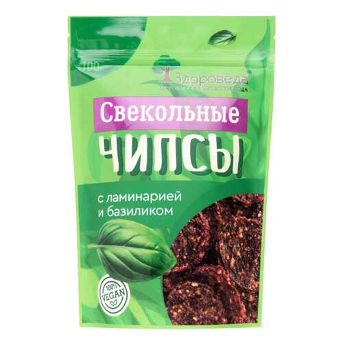 Чипсы свекольные Здороведа с ламинарией и базиликом 100 г в Светофор