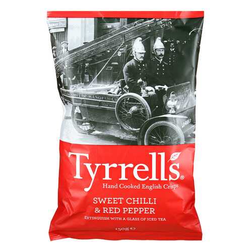 Чипсы Tyrrells с красным перцем и перцем чили 150г в Светофор