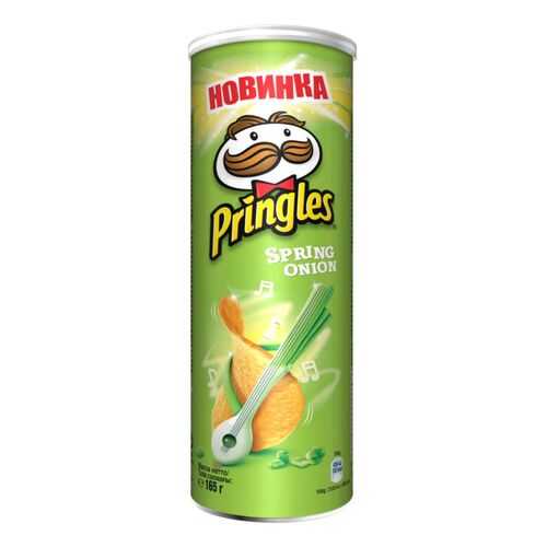Картофельные чипсы Pringles зеленый лук 165 г в Светофор