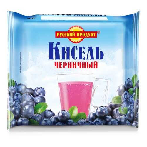Кисель быстрого приготовления черничный Русский Продукт брикет 220 г в Светофор