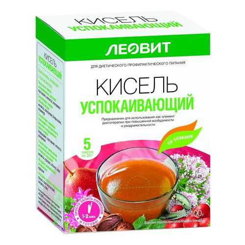 Кисель Леовит успокаивающий 5 пакетиков по 20 г в Светофор