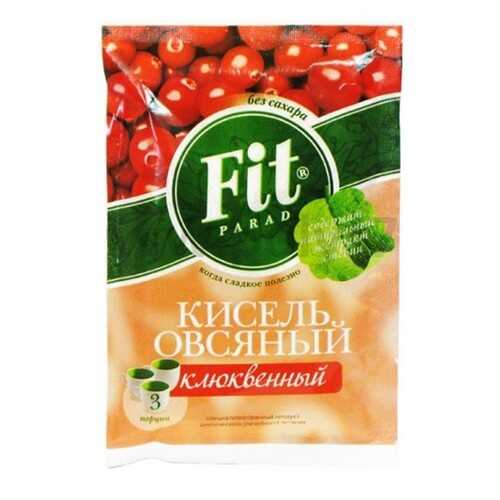 Кисель овсяный Fit Parad клюквенный 50 г в Светофор