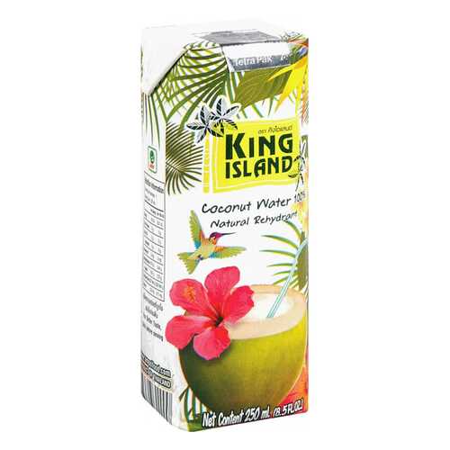 Кокосовая вода King Island 100 % без сахара 250 мл в Светофор