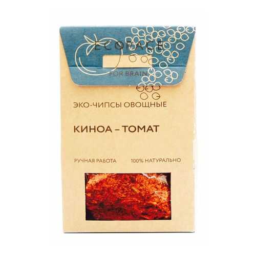 Эко-чипсы овощные For Brain киноа-томат 40 г в Светофор