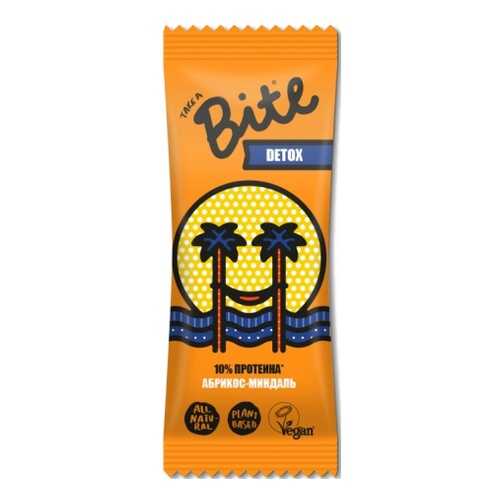 Батончик Bite фруктово-ореховый детокс абрикос-миндаль 45 г в Светофор