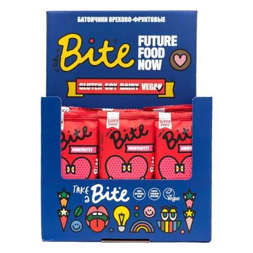 Батончик орехово-фруктовый Take a Bite клюква-тыквенные семечки 45 г в Светофор