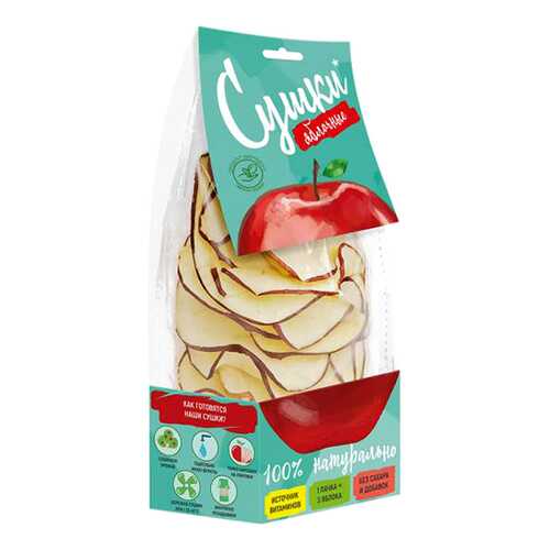 Чипсы фруктовые Биопродукты сушки из красного яблока 30 г в Светофор