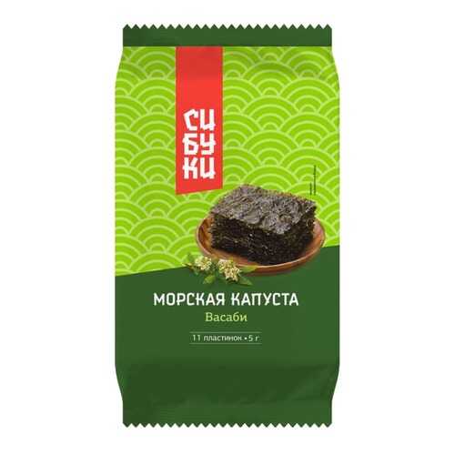 Морская капуста сушеная Сибуки васаби 5 г в Светофор