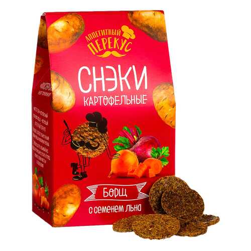 Снеки картофельные Полезный перекус борщ 100 г в Светофор