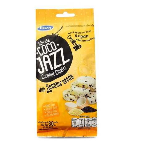 Снеки кокосовые Coco Jazz с кунжутом 30г Таиланд в Светофор