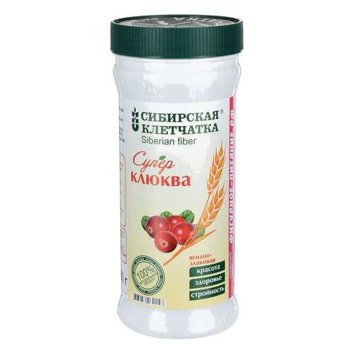 Клетчатка Сибирская Клетчатка суперклюква 280 г в Светофор