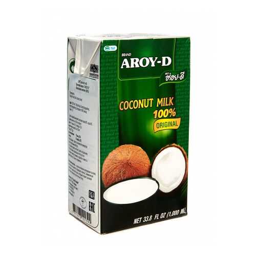 Кокосовое молоко Aroy-D жирность 17-19% 1 л в Светофор