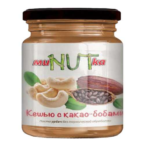 Паста МиNUTка урбеч кешью и какао 200 г в Светофор