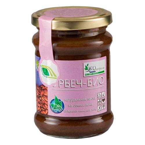 Паста Урбеч Биопродукты из семян льна 280г в Светофор