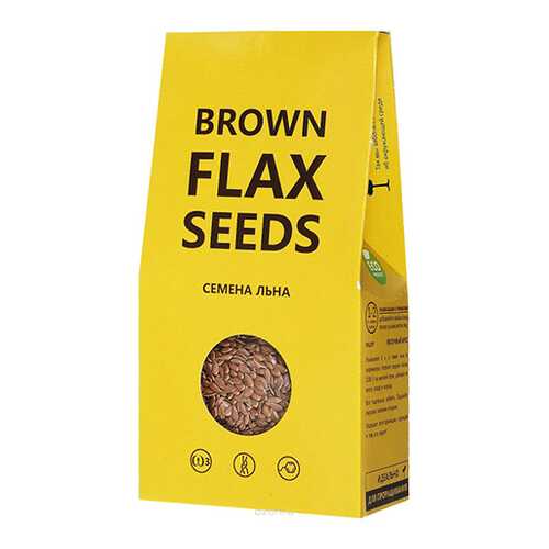 Семена льна / Brown Flax seeds Компас здоровья 150 г в Светофор
