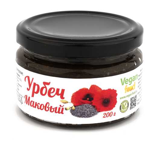 Урбеч Vegan-food из семян мака 200 г в Светофор