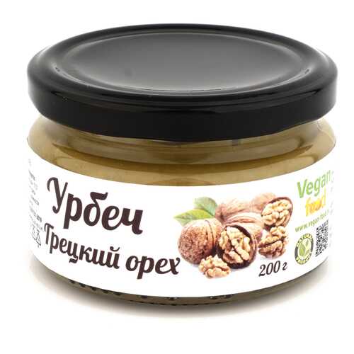 Урбеч Vegan-food из ядер грецкого ореха 200 г в Светофор
