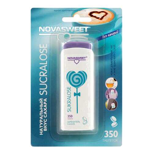 Подсластитель Novasweet sucralose 350 таблеток 150 г в Светофор