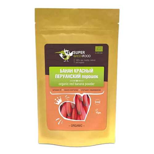 Банан красный Super Green Food перуанский 100 г в Светофор