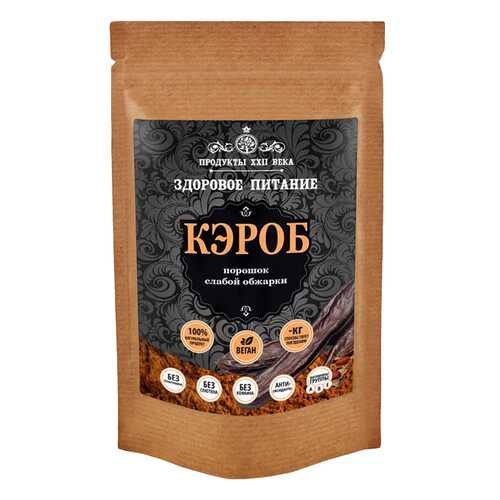 Кэроб Продукты XXII века порошок слабой обжарки 200 г в Светофор