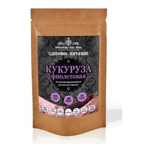 Кукуруза фиолетовая Продукты XXII века молотая мука желатинизированная 100 г в Светофор