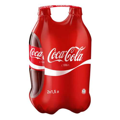 Напиток Coca-Cola сильногазированный 1.5 л 2 штуки в упаковке в Светофор