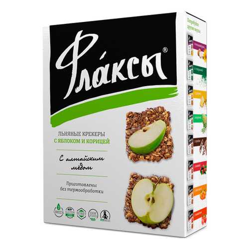 Флаксы Компас Здоровья с яблоком и корицей 120 г в Светофор