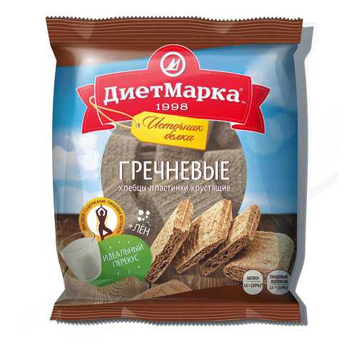 Хлебцы-мини пластинки ДиетМарка гречневые 50 г в Светофор
