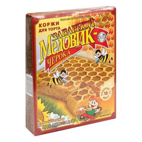 Коржи для торта заварной Черока медовик 400 г в Светофор