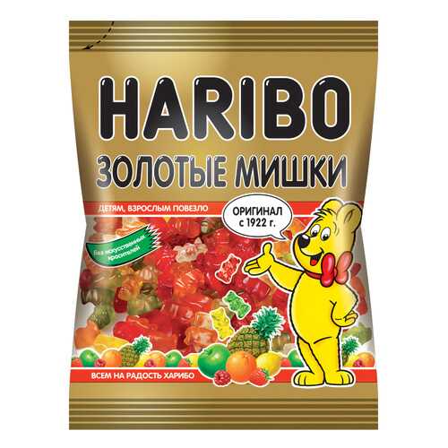 Мармелад Haribo жевательный золотые мишки 70 г в Светофор