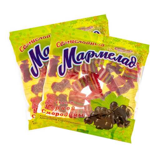 Мармелад со вкусом черной смородины 350г пакет в Светофор
