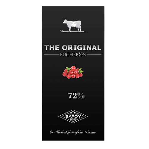 Шоколад Bucheron the original горький 72% с кусочками клюквы 100 г в Светофор